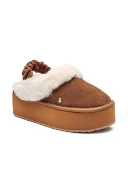 EMU Australia Skórzane mule Hartz | z dodatkiem wełny ze sklepu Gomez Fashion Store w kategorii Kapcie damskie - zdjęcie 184963772