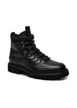 BOSS BLACK Skórzane trapery Julyo_Halb ze sklepu Gomez Fashion Store w kategorii Buty trekkingowe męskie - zdjęcie 184963862
