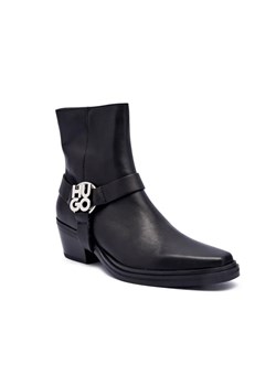 HUGO Skórzane kowbojki Kody_Bootie_LT ze sklepu Gomez Fashion Store w kategorii Botki - zdjęcie 184963882