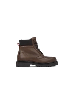 Tommy Jeans Skórzane trapery TJM LACE UP BOOT ze sklepu Gomez Fashion Store w kategorii Buty zimowe męskie - zdjęcie 184963930