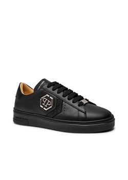 Philipp Plein Skórzane sneakersy Strass Hexagon ze sklepu Gomez Fashion Store w kategorii Buty sportowe męskie - zdjęcie 184964070