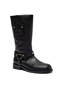 Elisabetta Franchi Skórzane kozaki ze sklepu Gomez Fashion Store w kategorii Buty zimowe dziecięce - zdjęcie 184964343
