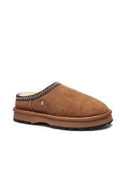 EMU Australia Skórzane mule Sharky Scuff | z dodatkiem wełny ze sklepu Gomez Fashion Store w kategorii Kapcie damskie - zdjęcie 184964441