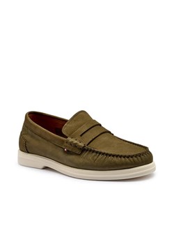 Tommy Hilfiger Skórzane loafersy NUBUCK ze sklepu Gomez Fashion Store w kategorii Mokasyny męskie - zdjęcie 184964473