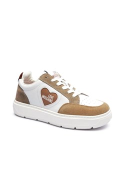 Love Moschino Skórzane sneakersy BOLD40 ze sklepu Gomez Fashion Store w kategorii Buty sportowe damskie - zdjęcie 184964861