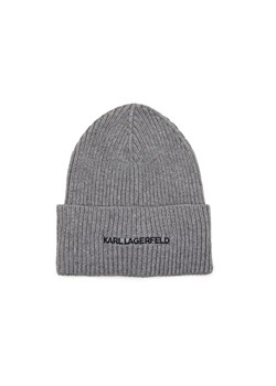 Karl Lagerfeld Czapka k/essential | z dodatkiem wełny i kaszmiru ze sklepu Gomez Fashion Store w kategorii Czapki zimowe damskie - zdjęcie 184965161