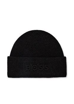 BOSS ORANGE Wełniana czapka Alogo ze sklepu Gomez Fashion Store w kategorii Czapki zimowe męskie - zdjęcie 184965520