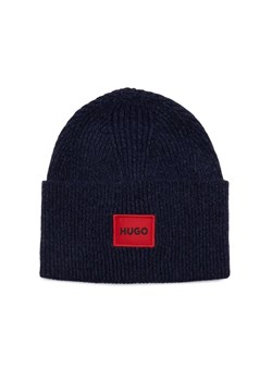 HUGO Wełniana czapka Xaff 6 ze sklepu Gomez Fashion Store w kategorii Czapki zimowe męskie - zdjęcie 184965790
