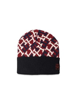 Tommy Hilfiger Czapka TH MONOGRAM | z dodatkiem wełny i kaszmiru ze sklepu Gomez Fashion Store w kategorii Czapki zimowe męskie - zdjęcie 184965804