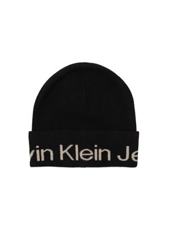 Calvin Klein Jeans Czapka | z dodatkiem wełny i kaszmiru ze sklepu Gomez Fashion Store w kategorii Czapki zimowe damskie - zdjęcie 184965944