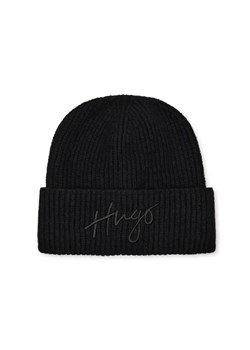 HUGO Czapka Socialy_Hat | z dodatkiem wełny i kaszmiru ze sklepu Gomez Fashion Store w kategorii Czapki zimowe damskie - zdjęcie 184966002