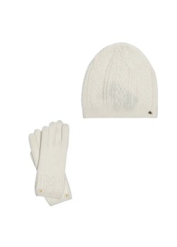 LAUREN RALPH LAUREN Wełniana czapka + rękawiczki | z dodatkiem kaszmiru ze sklepu Gomez Fashion Store w kategorii Komplety czapka i szalik damskie - zdjęcie 184966774