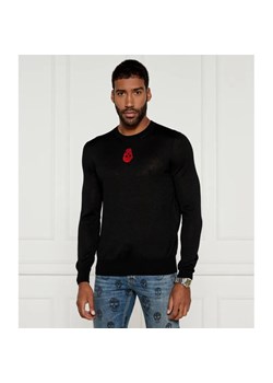 Alexander McQueen Wełniany sweter JUMPER | Regular Fit ze sklepu Gomez Fashion Store w kategorii Swetry męskie - zdjęcie 184969193