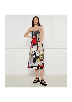 Desigual Sukienka Desigual x M. Christian Lacroix NEWSPAPER ze sklepu Gomez Fashion Store w kategorii Sukienki - zdjęcie 184969500