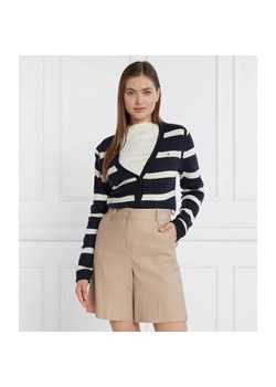 Tommy Hilfiger Wełniany kardigan | Regular Fit ze sklepu Gomez Fashion Store w kategorii Swetry damskie - zdjęcie 184970202
