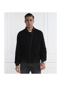 HUGO Skórzana kurtka bomber Leato | Regular Fit ze sklepu Gomez Fashion Store w kategorii Kurtki męskie - zdjęcie 184970264