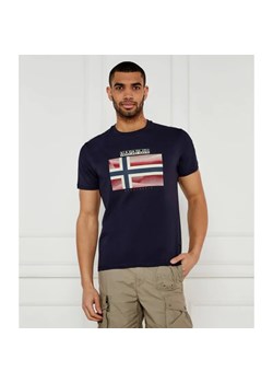 Napapijri T-shirt Lari | Relaxed fit ze sklepu Gomez Fashion Store w kategorii T-shirty męskie - zdjęcie 184970382