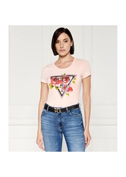 GUESS T-shirt ROSES | Regular Fit ze sklepu Gomez Fashion Store w kategorii Bluzki damskie - zdjęcie 184970432
