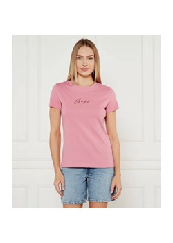 BOSS ORANGE T-shirt C_Esogo_2_MA_crystal | Regular Fit ze sklepu Gomez Fashion Store w kategorii Bluzki damskie - zdjęcie 184970474