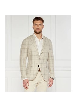 Oscar Jacobson Marynarka Ferry Soft | Regular Fit | z dodatkiem lnu ze sklepu Gomez Fashion Store w kategorii Marynarki męskie - zdjęcie 184970671
