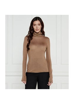Pinko Wełniany golf SACRO DOLCEVITA | Slim Fit | z dodatkiem jedwabiu ze sklepu Gomez Fashion Store w kategorii Swetry damskie - zdjęcie 184970672