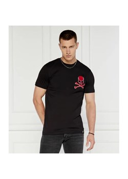 Philipp Plein T-shirt Skull&Bones | Regular Fit ze sklepu Gomez Fashion Store w kategorii T-shirty męskie - zdjęcie 184970831