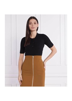 Trussardi Wełniane polo | Slim Fit | z dodatkiem kaszmiru ze sklepu Gomez Fashion Store w kategorii Bluzki damskie - zdjęcie 184971251