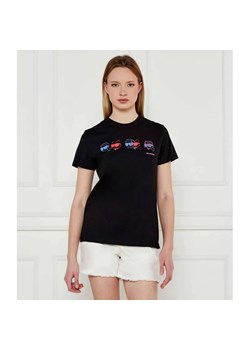 Karl Lagerfeld T-shirt IKON | Regular Fit ze sklepu Gomez Fashion Store w kategorii Bluzki damskie - zdjęcie 184971481