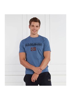 Napapijri T-shirt s-ayas | Regular Fit ze sklepu Gomez Fashion Store w kategorii T-shirty męskie - zdjęcie 184971484