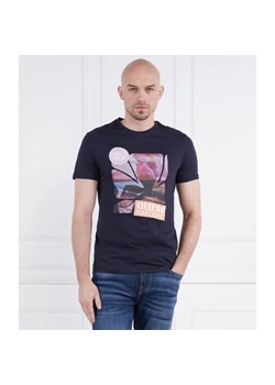 GUESS T-shirt SUNSET FLOWER | Slim Fit ze sklepu Gomez Fashion Store w kategorii T-shirty męskie - zdjęcie 184971922