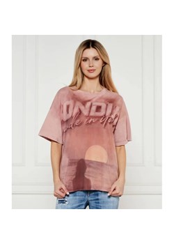 DONDUP - made in Italy T-shirt | Oversize fit ze sklepu Gomez Fashion Store w kategorii Bluzki damskie - zdjęcie 184971981