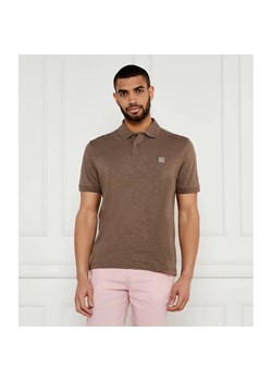 BOSS ORANGE Polo Pe_linenlogo | Regular Fit | z dodatkiem lnu ze sklepu Gomez Fashion Store w kategorii T-shirty męskie - zdjęcie 184972083