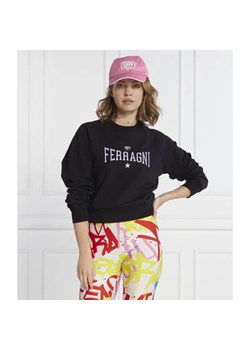 Chiara Ferragni Bluza | Regular Fit ze sklepu Gomez Fashion Store w kategorii Bluzy damskie - zdjęcie 184972543