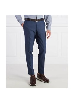 Oscar Jacobson Wełniane spodnie Denz | Slim Fit ze sklepu Gomez Fashion Store w kategorii Spodnie męskie - zdjęcie 184972623
