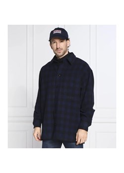 Kenzo Wełniana koszula | Oversize fit ze sklepu Gomez Fashion Store w kategorii Koszule męskie - zdjęcie 184972852