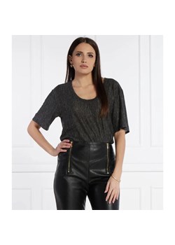 Pinko Lniany t-shirt | Relaxed fit ze sklepu Gomez Fashion Store w kategorii Bluzki damskie - zdjęcie 184972933