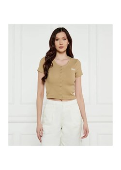 Guess Jeans Bluzka SNAP EMBRO | Cropped Fit ze sklepu Gomez Fashion Store w kategorii Bluzki damskie - zdjęcie 184973114