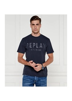 Replay T-shirt | Regular Fit ze sklepu Gomez Fashion Store w kategorii T-shirty męskie - zdjęcie 184973211