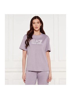 EA7 T-shirt | Relaxed fit ze sklepu Gomez Fashion Store w kategorii Bluzki damskie - zdjęcie 184973372