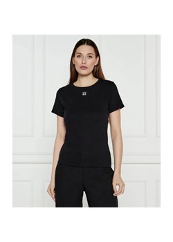 HUGO T-shirt Deloris | Regular Fit ze sklepu Gomez Fashion Store w kategorii Bluzki damskie - zdjęcie 184973501
