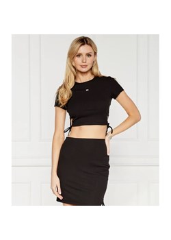 Tommy Jeans Bluzka GATHERING | Cropped Fit ze sklepu Gomez Fashion Store w kategorii Bluzki damskie - zdjęcie 184973690