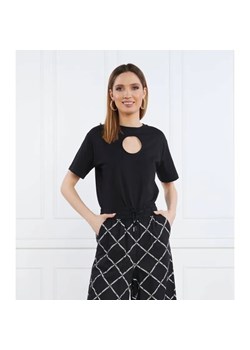 Karl Lagerfeld T-shirt | Regular Fit ze sklepu Gomez Fashion Store w kategorii Bluzki damskie - zdjęcie 184973984