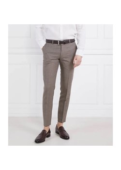 Oscar Jacobson Wełniane spodnie Denz | Slim Fit ze sklepu Gomez Fashion Store w kategorii Spodnie męskie - zdjęcie 184973992