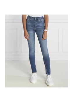 Calvin Klein Jeans Jeansy HIGH RISE SUPER SKINNY ANKLE | Skinny fit ze sklepu Gomez Fashion Store w kategorii Jeansy damskie - zdjęcie 184974072