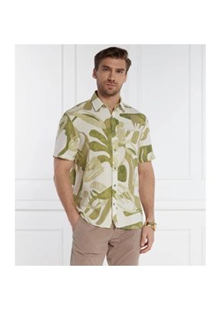 GUESS Lniana koszula SS COLLIN INSIDE PRI | Regular Fit ze sklepu Gomez Fashion Store w kategorii Koszule męskie - zdjęcie 184974612