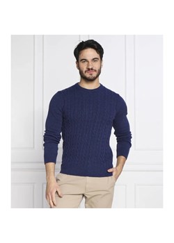 Aeronautica Militare Wełniany sweter | Slim Fit ze sklepu Gomez Fashion Store w kategorii Swetry męskie - zdjęcie 184974702