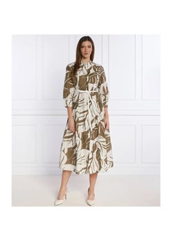 Marella SPORT Sukienka z paskiem NURSERY | z dodatkiem jedwabiu ze sklepu Gomez Fashion Store w kategorii Sukienki - zdjęcie 184974942