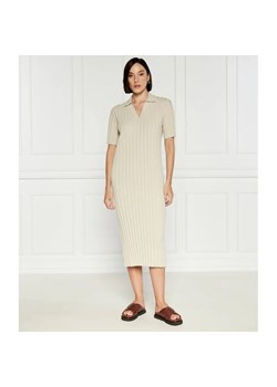 Samsøe Samsøe Sukienka SAWADA | z dodatkiem lnu ze sklepu Gomez Fashion Store w kategorii Sukienki - zdjęcie 184975881