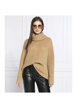 BOSS BLACK Wełniany golf Filita | Oversize fit ze sklepu Gomez Fashion Store w kategorii Swetry damskie - zdjęcie 184975910