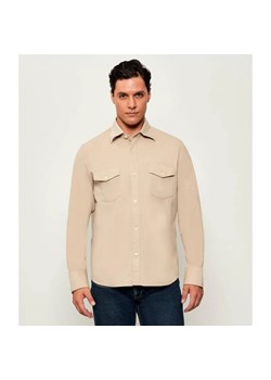 Oscar Jacobson Sztruksowa koszula | Straight fit ze sklepu Gomez Fashion Store w kategorii Koszule męskie - zdjęcie 184976231